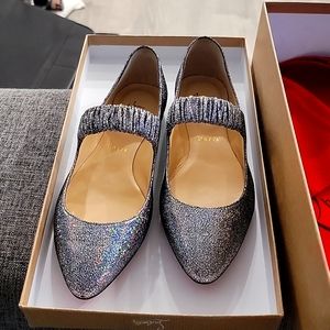 Christian Louboutin M A Gil Mica Ballet Flats size 37. Brand new